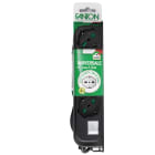 FANTON - Multipresa 1,5m 3G1 S17 3P40, con interruttore, colore nero