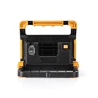 FANTON - Proiettore LED 50W, con supporto, ricaricabile, IP54, colore giallo