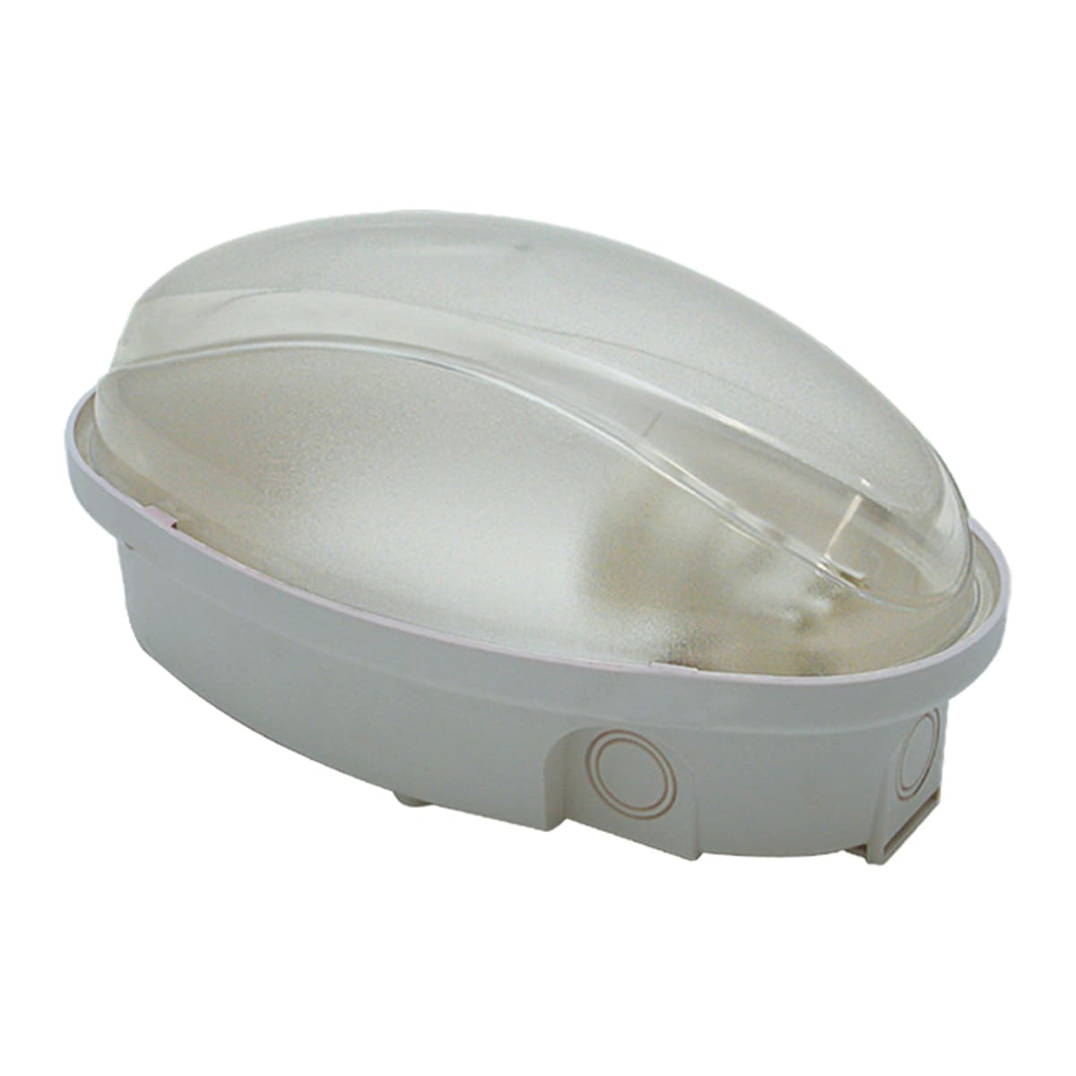 FANTON - Plafoniera MIDI ovale 60W E27 IP65, colore grigio