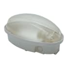 FANTON - Plafoniera MIDI ovale 60W E27 IP65, colore grigio