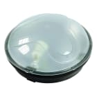 FANTON - Plafoniera MAXI tonda 100W E27 IP65, colore nero