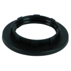FANTON - Ghiera per portalampada E14, colore nero