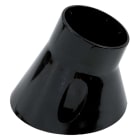 FANTON - Punto luce parete inclinato+E27, colore nero
