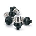 FANTON - Luminaria prolungabile 10m H05RN-F con 10 portalampade E27, colore nero