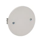 FANTON - Coperchio con graffe per scatola da incasso Ø65mm, colore bianco