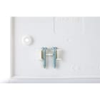 FANTON - Coperchio+viti per scatola da incasso rettangolare 3 moduli, colore bianco
