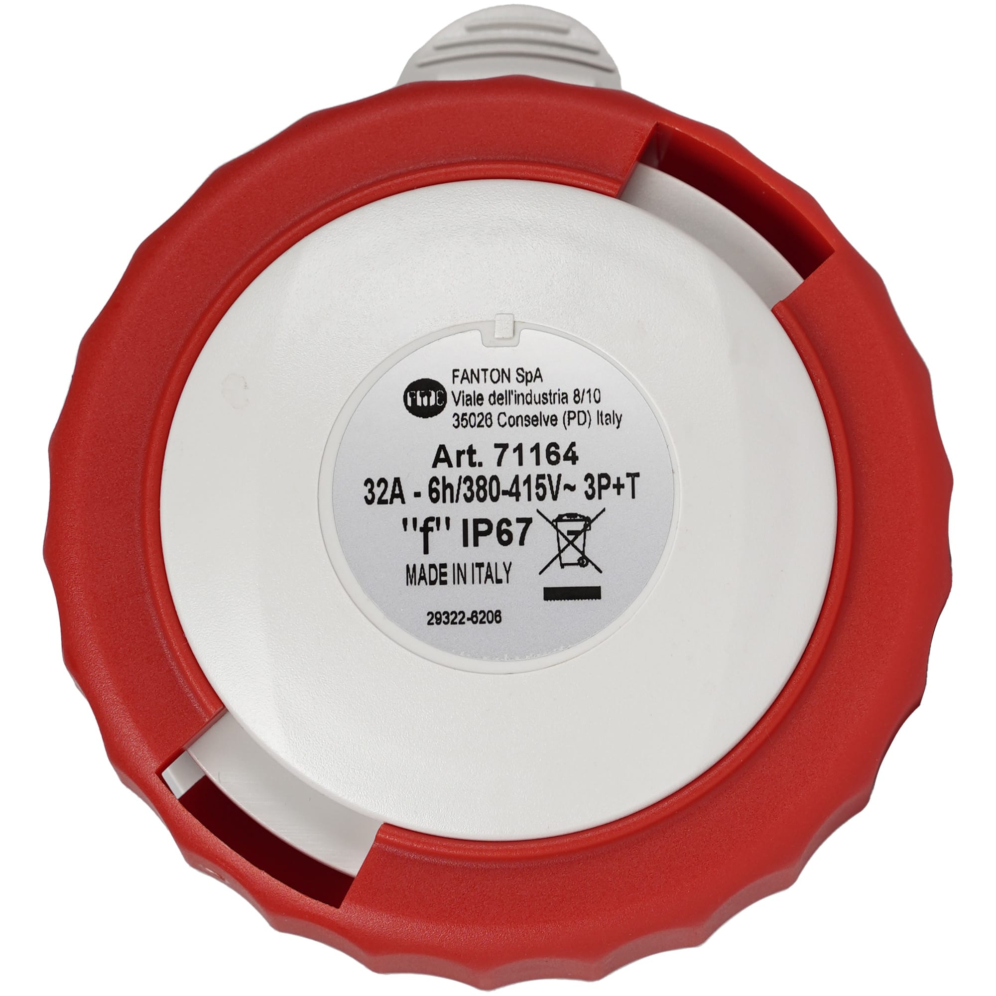 FANTON - Presa mobile 3P+T 32A 400V 6h, IP67 cablaggio rapido