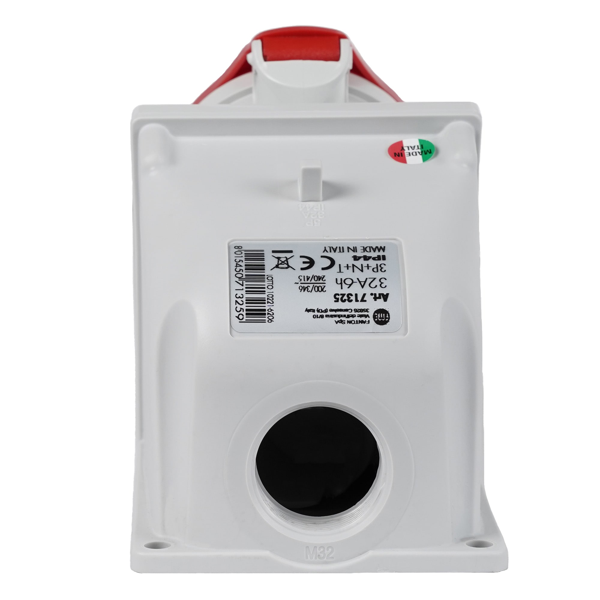 FANTON - Presa da parete 3P+N+T 32A 400V 6h, IP44