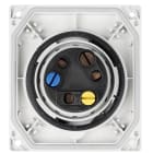 FANTON - Presa da incasso inclinata 2P+T 16A 230V 6h, IP44