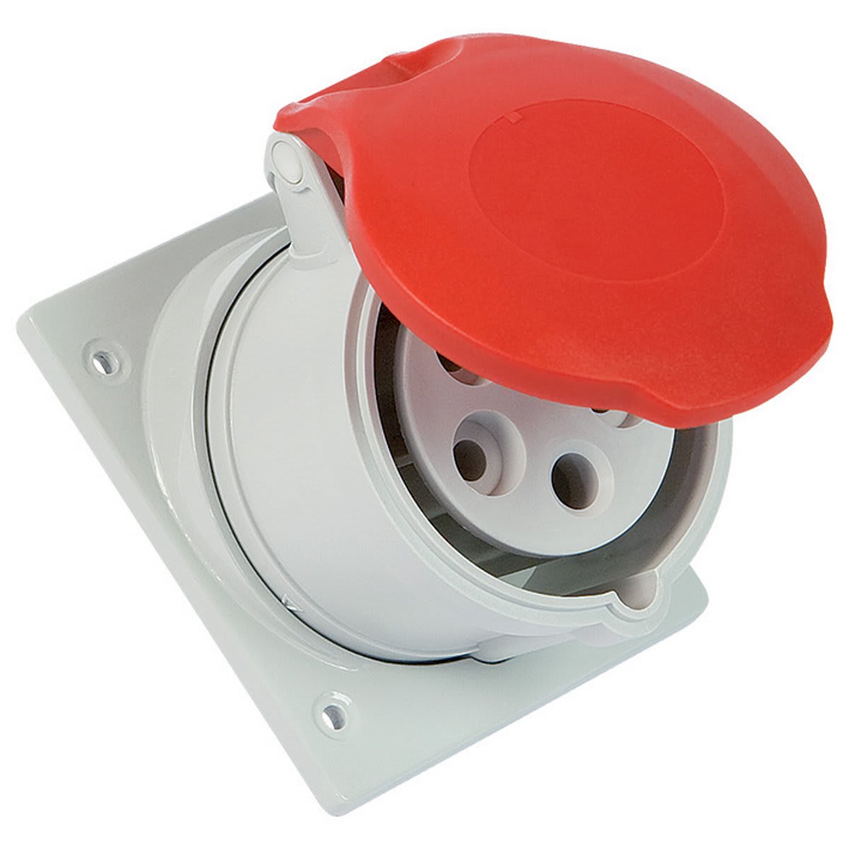 FANTON - Presa da incasso inclinata 3P+T 16A 400V 6h, IP44