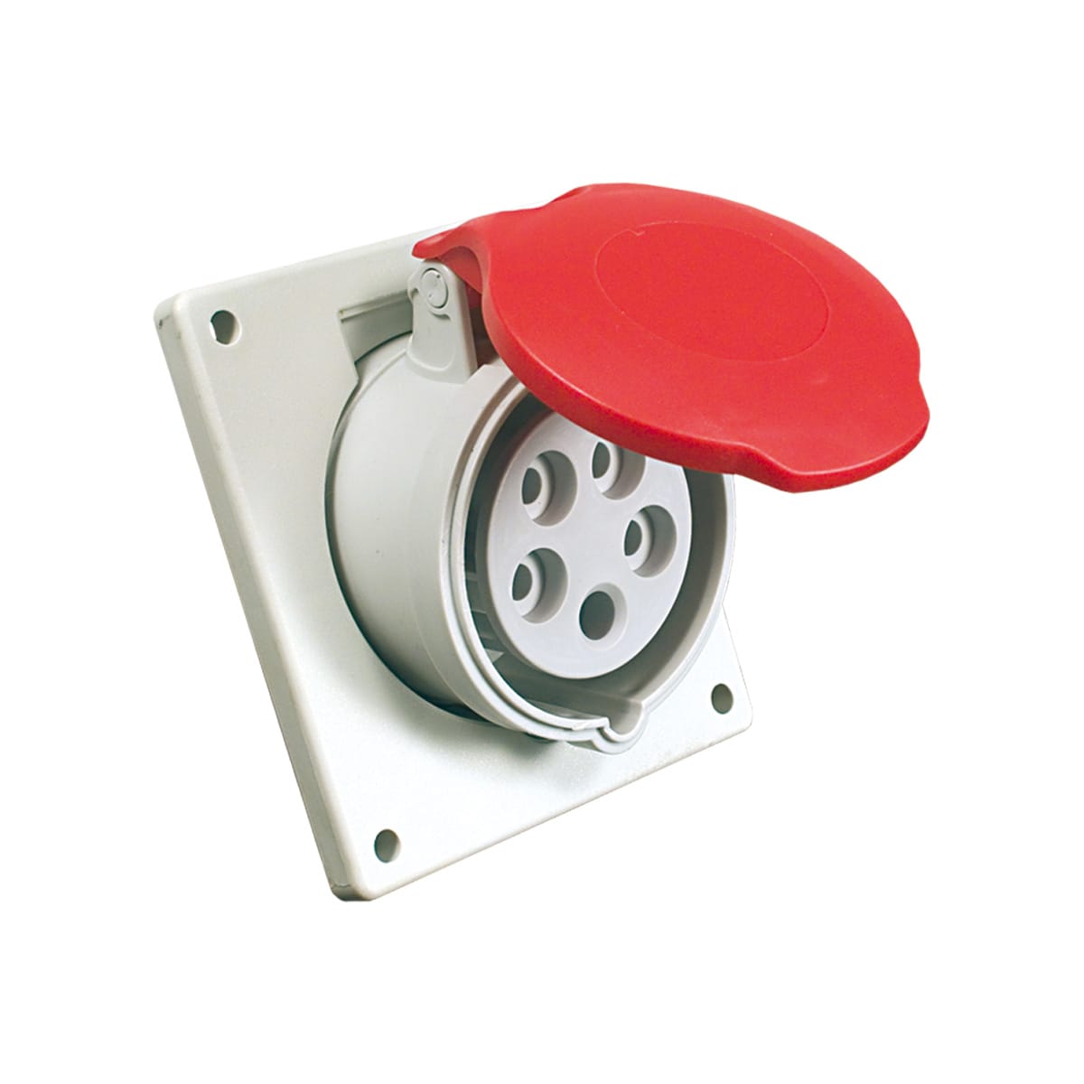 FANTON - Presa da incasso inclinata 3P+T 32A 400V 6h, IP44
