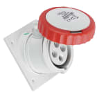 FANTON - Presa da incasso inclinata 3P+T 16A 400V 6h, IP67