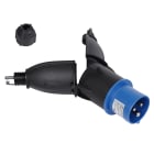 FANTON - Adattatore da spina CEE 230V a 1P40 OPTIMUS, colore nero