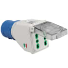 FANTON - Adattatore da spina CEE 230V a 2P17/11, IP44