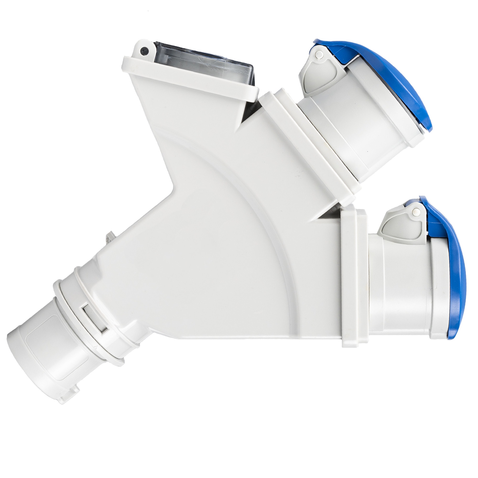 FANTON - Adattatore da spina CEE 230V a 2 prese CEE+1P40, IP44