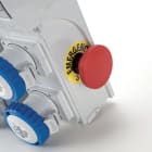 FANTON - Quadro KEY BOX 1 ASC IP65 2 prese 2P+T 16A, 2 protezioni, con cavo 1,5m e emergenza, 3kW