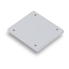 FANTON - Flangia cieca 75x85mm, IP65, colore grigio