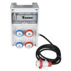 FANTON - Quadro ULISSE 250 ASC IP65 4 prese CEE, 2 protezioni, con cavo 2m e emergenza, 9kW