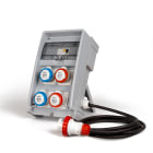 FANTON - Quadro ULISSE PRO ASC IP65 4 prese CEE, 2 protezioni, con cavo 4m, 9kW