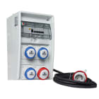 FANTON - Quadro ULISSE 250 ASC IP65 4 prese CEE, 2 protezioni, con cavo 4m e emergenza, 9kW