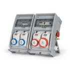 FANTON - Quadro ULISSE 500 ASC IP65 4 prese CEE, 5 protezioni, con morsettiera e emergenza, 18kW