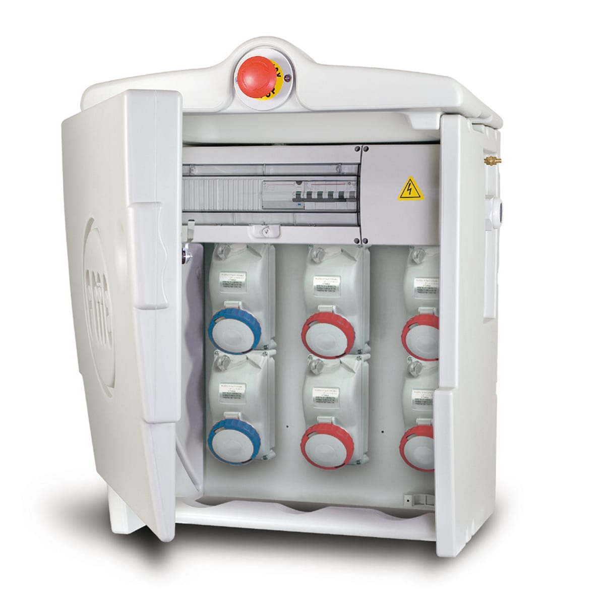 FANTON - Quadro MIDI ASC 6 prese, 4 protezioni, con morsettiera, emergenza, 35kW