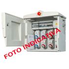 FANTON - Quadro MAXI ASC 7 prese, 6 protezioni, con morsettiera, emergenza, 35kW
