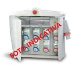 FANTON - Quadro POLIFEMO MAXI ASC IP55 - 7 prese, 5 protezioni, con spina 32A da parete, emergenza, 18kW