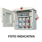 FANTON - Quadro MAXI ASC 8 prese, 6 protezioni, con spina 63A da parete, emergenza, 35kW