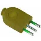 FANTON - Spina S11 2P+T 10A smontabile EASY, colore oro