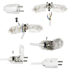 FANTON - Spina S31 2P+T 16A smontabile, colore bianco