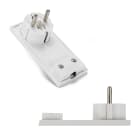 FANTON - Spina S31 2P+T 16A smontabile CLOCK, colore bianco