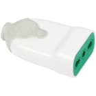 FANTON - Presa P17/11 2P+T 16A smontabile BICÒ, colore bianco