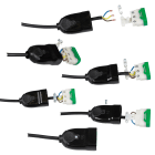 FANTON - Presa P17/11 2P+T 16A smontabile BICÒ, colore nero
