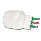 FANTON - Adattatore da S11 a 1P30 salvaspazio, colore bianco