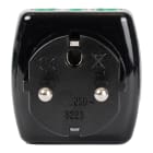 FANTON - Adattatore da S31 a 2P17/11+1P40 VERTICAL SYSTEM, colore nero