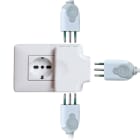 FANTON - Adattatore piatto da S11 a 3P11, colore bianco