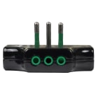 FANTON - Adattatore piatto da S11 a 3P11, colore nero