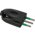 FANTON - Spina S11 2P+T 10A smontabile EASY, colore nero