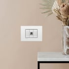 FANTON - Alimentatore da incasso KEYSTONE IT, 2 prese USB-A+C 2,4A con adattatore 23936, colore bianco