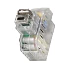 FANTON - Alimentatore da incasso KEYSTONE IT, 2 prese USB-A+C 2,4A, trasparente