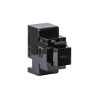 FANTON - Alimentatore da incasso KEYSTONE compatto, 1 presa USB-C 3A, colore nero