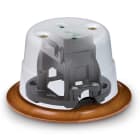 FANTON - Presa da parete in ceramica P17/11, colore grigio