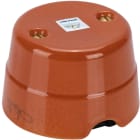 FANTON - Presa da parete in ceramica RJ12 cat.3 UTP 90°, colore terracotta