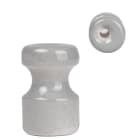 FANTON - Isolatore in ceramica Ø16mm alt.25mm, colore grigio