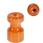 FANTON - Isolatore in ceramica Ø16mm alt.25mm, colore terracotta