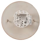 FANTON - Placca da parete in ceramica tonda Ø125mm 1 int./dev. per scat.503, colore bianco