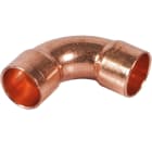 FANTON - Curva 90° F/F in rame satinato Ø18mm