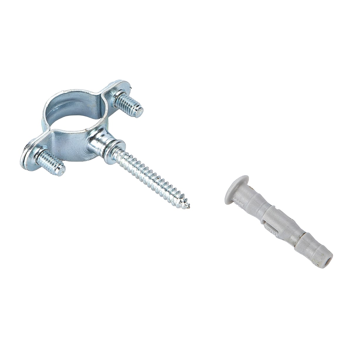 FANTON - Fermatubo in lamiera zinc.Ø18mm+vite+tas