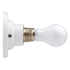 FANTON - Spot parete E27 dritto, colore bianco